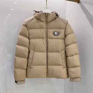 Burberry Hooded Quilted Down Jacket